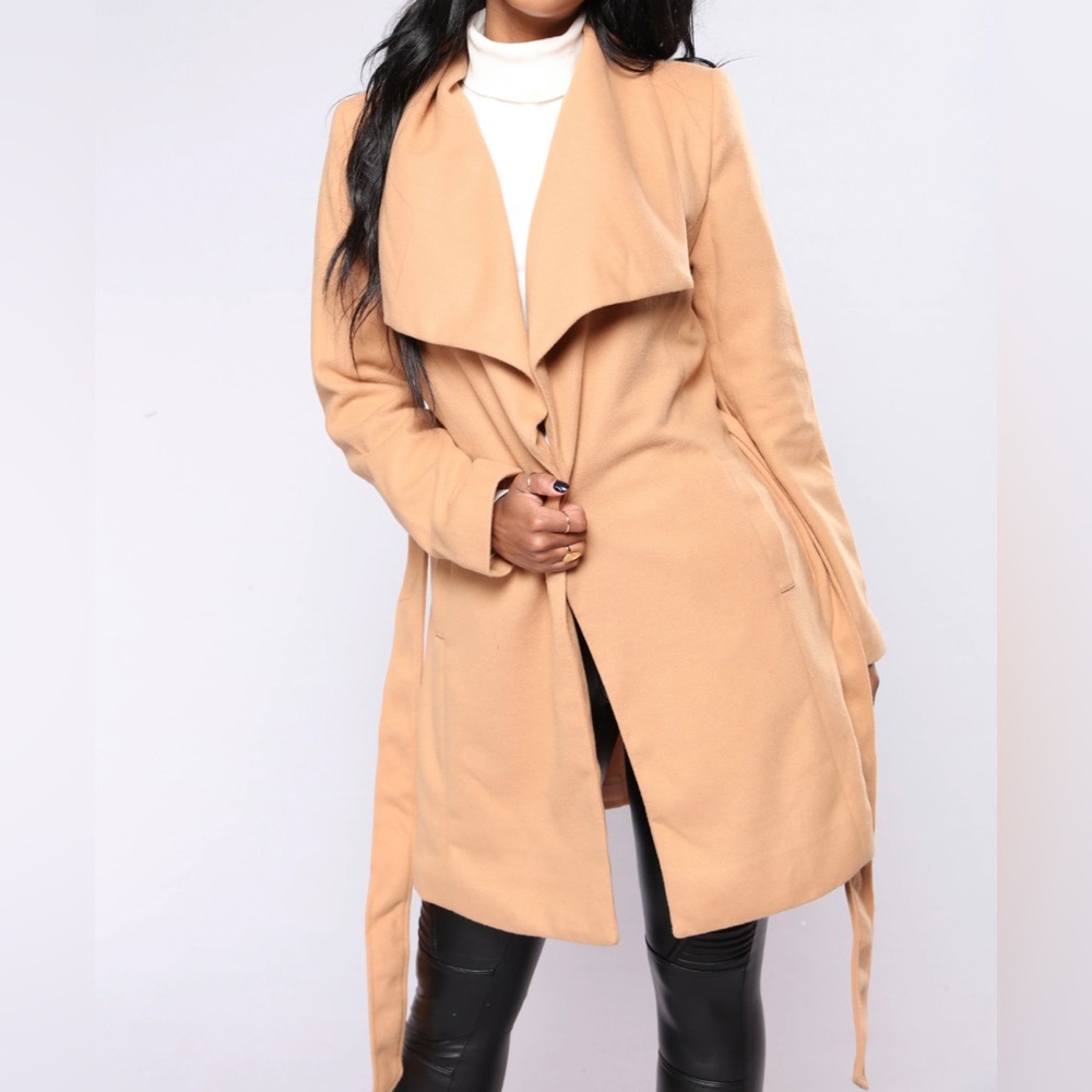 Fashion Nova Camel Coat